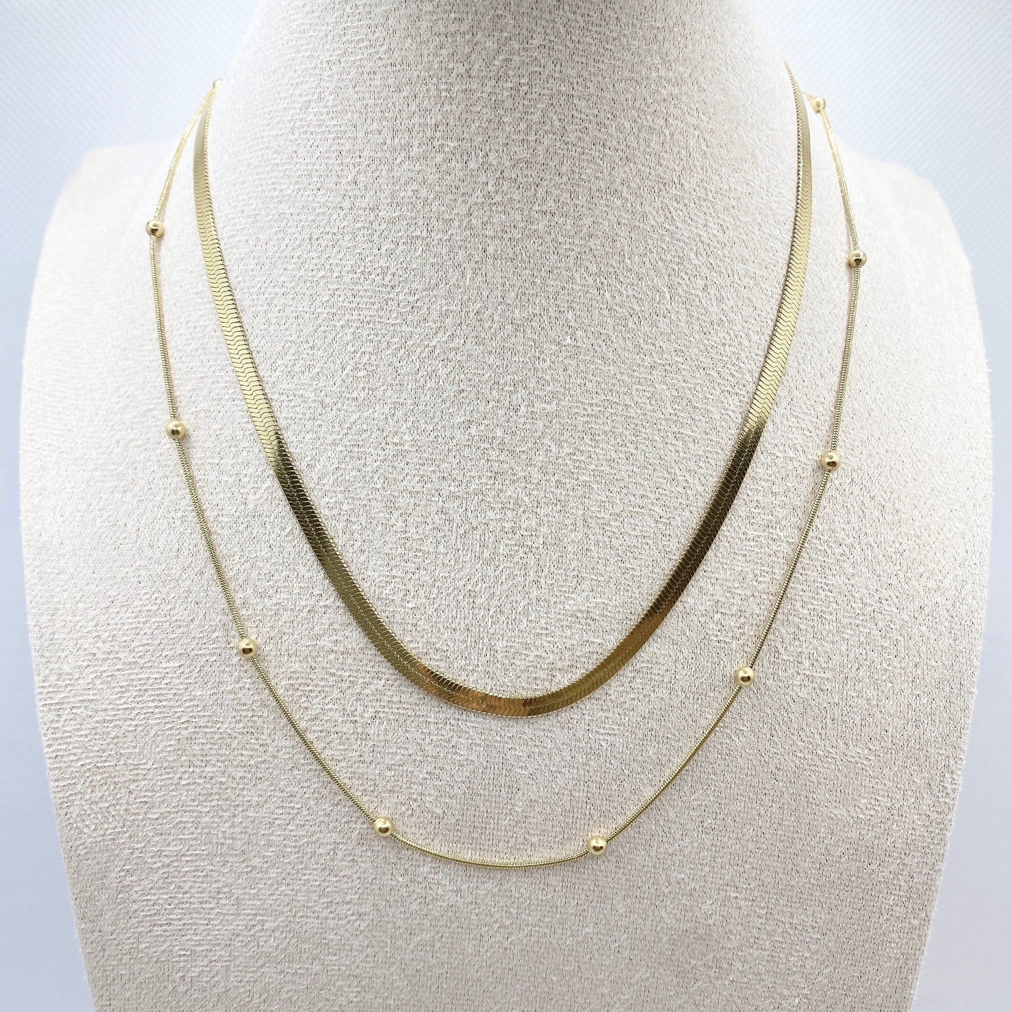 Double Layers Snake Necklace